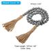 Wood Beads Garland Decor Farmhouse Beads with Tassels for Decoration
