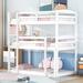 Twin over Twin over Twin Triple Bunk Bed with Ladder