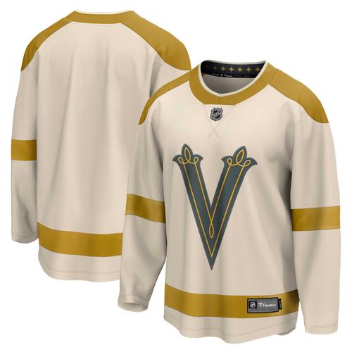 Cremefarbenes Vegas Golden Knights 2024 NHL Winter Classic Breakaway-Trikot für Herren von Fanatics