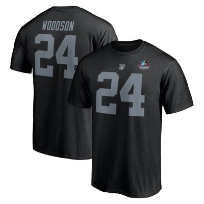 Las Vegas Raiders Hall of Fame Name & Number T-Shirt - Woodson - Herren Image