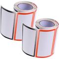 2 Rolls Label Stickers Name Tag Stickers Name Tags Labels Name Tag Labels Colored Labels Name Labels Tags for Labeling Sign Labels Stationery Coated Paper Stickers Blank Office