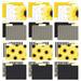 Global Printed Products Deluxe Designer Printed File Folders 1/3 Cut Tab Assorted Positions Letter Size 24/pk (Sunflower)