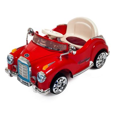 Toy Car Ride On, Classic Car Coupe With Remote Control & Sound by Lil' Rider (Red)