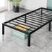Open Frame Metal Platform Bed Frame, No Box Spring Needed, Twin, Black