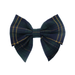 Navy Plaid Collar Bow