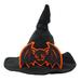 Farfi Pet Wizard Hat Halloween Style Decorative Cosplay Props Adjustable Dog Cap for Photography (Type 5)