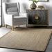 nuLOOM Elijah Seagrass with Border Area Rug