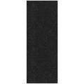 Ottomanson Utility Mat Waterproof Non-Slip Rubberback 3x3 Indoor/Outdoor Area Rug for Entryway 2 7 x 3 Black