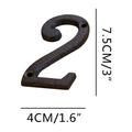 Apmemiss Christmas Decor Clearance House Number for Outdoor or Indoor Premium Rustic Cast Iron Numbers and Letters for DIY Projects or Door Street Planter Boxes Creative Clock Art Decorating