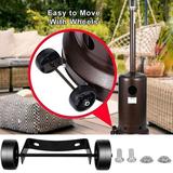 Hanzidakd Furniture Protection Replacement Heater Wheel Move/Install- Patio Wheel Wheel Outdoor Universal Umbrella Heater Heater Universal Parts Kit-Easy Patio Patio Heater To Movable Furniture