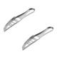 2 PCS Fish Scale Stainless Steel Fish Scale Scraper Peeler Peeler Peeler Seafood Fish Scale Peeling Exfoliating Fish Brush Cutter Kitchen Utensils Kitchen Gadgets kitchenware