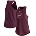 Women's adidas Maroon Mississippi State Bulldogs Fashion Tri-Blend Tank Top