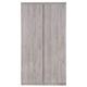 Jupiter 2 Door Wardrobe - Comes in Grey Oak & White and Oak Options