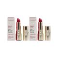 Clarins Womens Joli Rouge Velvet Matte & Moisturizing Lipstick 713V Hot Pink 3.5g X 2 - One Size