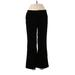 Eddie Bauer Velour Pants - Mid/Reg Rise: Black Activewear - Women's Size 10