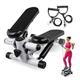 Mobiclinic® Fitness, Stepper, 2 in 1, Step Plus, Widerstandsseile, Multifunktion, Arme und Beine, LCD Display, Belastung 120 KG, Kompakt, Home Gym, Widerstand und Höhe einstellbar