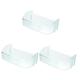 Hemobllo 3pcs Box Freezer Door Hanging Box Fridge Freezer Parts Bin Refrigerator Door Shelf Replacement Fridge Side Door Plastic Drawer Fridge Accessories Refrigerator Box Storage