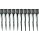 10 x Fence Post Holder 75mm posts Support Drive Down Spike Clamp Grip Galvanised for 75mm x 75mm posts, 750mm spike (3" x 30") Eliza Tinsley Swiftpost, Pack of 10