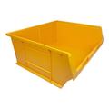 Yellow Storage Lin Bins | Tool Organiser Bin | Stackable Boxes for Garage | Wall Hanging Box | DIY Storage | Plastic Drawers (XL-375x420x182mm) (2 Bins)