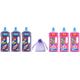 Flash All Purpose & Floor Cleaner, 1.5L, Mixed scent Bundle, Sugarplum Delight & Cherry Blossom, Case of 6 Bottles + for You: Organza Small Bag