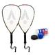 Karakal Hybrid CRX Graphte Racketball/Squash 57 Twin Racket Set & Karakal Racketball Balls