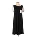 Lularoe Casual Dress - Midi: Black Color Block Dresses - Women's Size Small