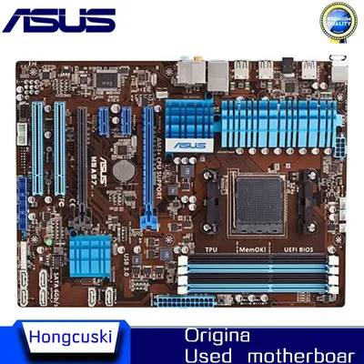 Carte mère originale d'occasion pour Asus M5A97 Socket AM3 + DDR3 32 Go USB 2.0 USB 3.0 SATA 3