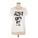 Nike Active T-Shirt: White Activewear - Women's Size X-Large