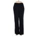 Alfred Dunner Casual Pants - Mid/Reg Rise: Black Bottoms - Women's Size 8 Petite