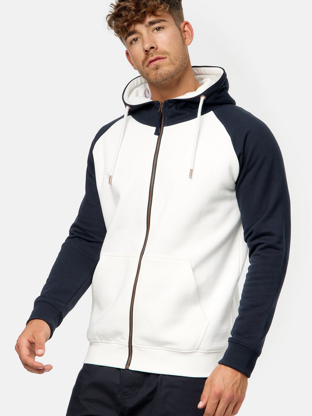 Indicode Sweatjacke Herren weiß, M Image
