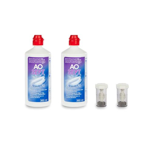 AOSept Plus (2x360 ml + 2 Behälter) Peroxidlösung, Pflegemittel