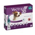 Vectra 3D Solution Spot-on pour les chiens de 4 à 10 kg - 2 x 4 pipettes de 1,6 mL