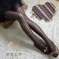 Moda donna signora ragazze nero Sexy modello a rete calze Jacquard collant collant stili donna 1 pz dww20