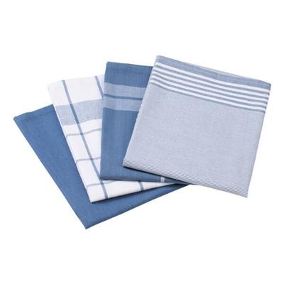GÖZZE 4er-Pack Baumwoll-Geschirrtücher 50x70 cm blau, 50 cm