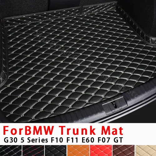Kofferraum matte für BMW 5er G30 F10 F11 E60 F07 GT Heck koffer Cargo Protector Pad Teppich Liner