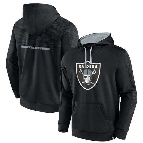 Las Vegas Raiders Defender Streaky Poly Fleece Pullover Hoodie - Mens