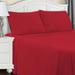 4 Pcs Cotton Flannel Bed Sheet Set with Pillowcases in Cal King Size