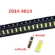 100pcs TV Backlight 3V LED SMD 3014 4014 Cool cold white LCD Backlight for TV Application 3000K