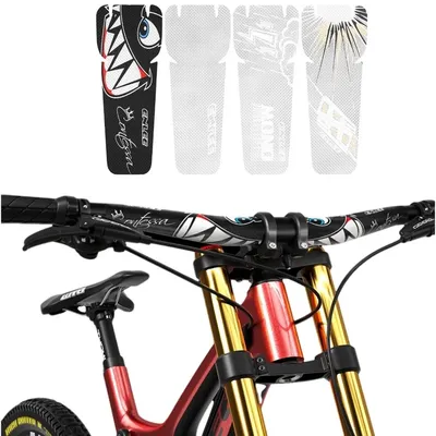 PVC Bicycle Handlebar Protection Sticker MTB Mountain Bike Care Car Sticker Folding Frame Protective