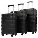 3-Pcs Spinner Luggage Sets Travel Suitcase with TSA Lock (20"24"28")