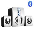 Multi Device Stereo Speaker with Enhanced Stereo Bass Dual-Channel Multimedia Speakers White