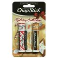 Chapstick Holiday Collection Limited Edition - Pumpkin Pie Sugar Cookie Candy Cane 3 Count .15 Oz