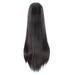 CAKVIICA Cos Wig Universal Black White Long Straight Hair Style For Men And Women Black