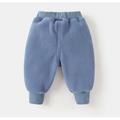 LYCAQL Baby Boy Clothes Toddler Children Kids Baby Boys Girls Thicken Thermal Cartoon Animals Pants Boys Clothes (Blue 2-3 Years)