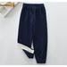 LYCAQL Baby Boy Clothes Toddler Child Kids Baby Boys Girls Patchwork Cotton Fashion Sport Pants Trousers Outfits Clothes Boys (Navy 2-3 Years)