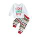 CenturyX Toddler Boys Girls Christmas Outfits Letter Print Sweatshirts Christmas Tree Print Long Pants 2Pcs Fall Clothes Set 2-3 Years