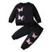 GYRATEDREAM Toddler Newborn Baby Boy Girl Outfit Long Sleeve Sweatshirts Pants Clothes Set Infant Boys Fall Winter 2PCS