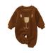 Shiningupup Baby Unisex Cotton Autumn Bear Long Sleeve Romper Jumpsuit Clothes Baby Outfit Boy Baby Boy Clothes 12 18 Months Baby Boy Rompers 3 Months Baby Bodysuit Long Sleeve Set