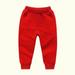 12 Months-10 Years Sweatpants Pants for Boys Girls Thickening Joggers for Baby Girl Plus Size Clearance Casual Elastic Waist Girls Athletic Pants with Pockets Fall Winter Girls Pull On Pants