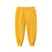 REORIAFEE Kids Pants Teen Boys Girls Joggers Hiking Sport Pants Sweatpants Loose Fit Pants Toddler Baby Boys Trousers Sweatpants Kids Sports Pants Yellow 2-3 Years